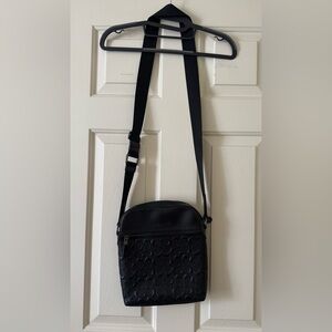 Coach Black Embossed Crossbody Bag